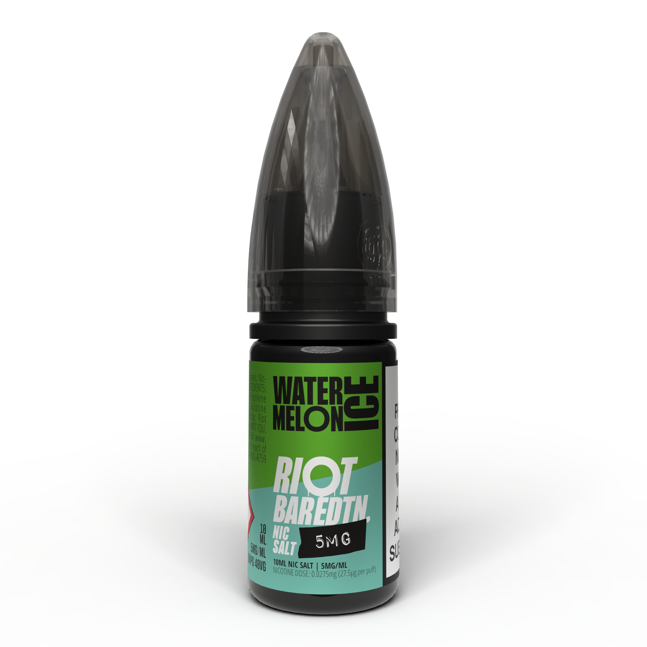 Riot BAR EDTN - Watermelon Ice - Nic Salt E-Liquid – 10ml